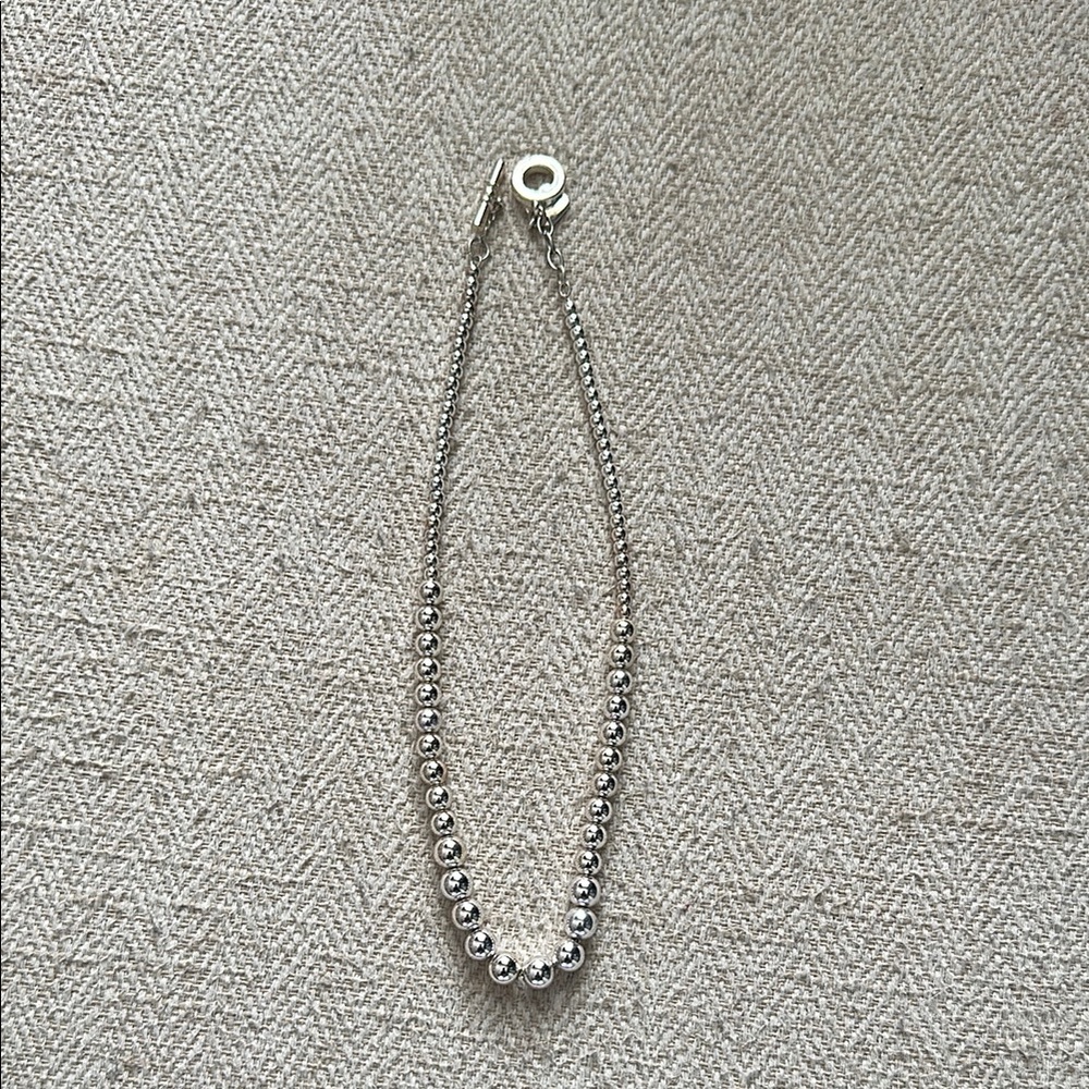 Ralph Lauren Silver Necklace with Adjustable Chain